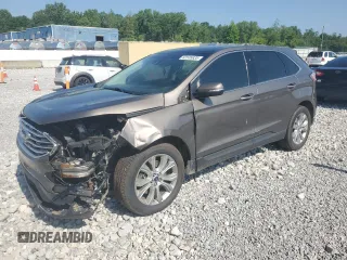 2019 Ford Edge Titanium with VIN 2FMPK4K92KBB81238, listed as a Copart auction lot 62535835 with 109,815 mi miles and Clean title. Bid and sale history available at DreamBid. Image 1.