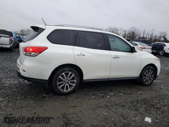 2015 Nissan Pathfinder SV with VIN 5N1AR2MM5FC623751, listed as a Copart auction lot 81736614 with 208,308 mi miles and Salvage title. Bid and sale history available at DreamBid. Image 3.