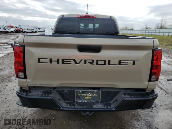 2024 Chevrolet Colorado 2WD Work Truck with VIN 1GCGSBEC7R1190541, listed as a Copart auction lot 47642775 with 14,515 mi miles and Clean title. Bid and sale history available at DreamBid. Image 6.