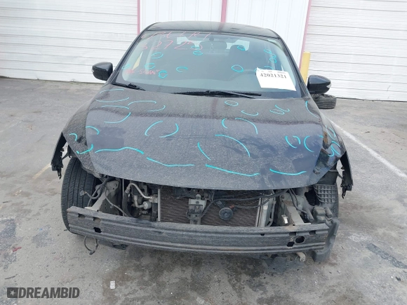2015 Nissan Sentra S with VIN 3N1AB7AP3FY267069, listed as a IAAI auction lot 42021321 with 110,563 mi miles. Bid and sale history available at carsss.com. Image 13.