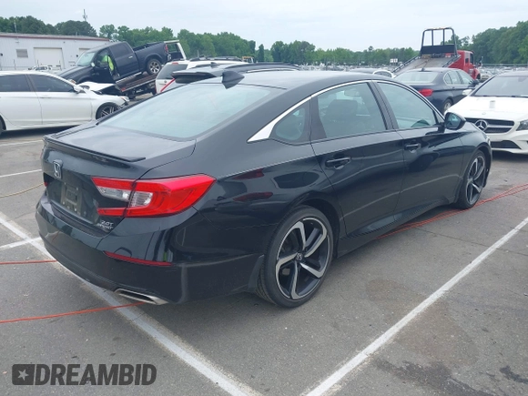 2020 Honda Accord Sport with VIN 1HGCV2F31LA012542, listed as a IAAI auction lot 42200065 with 107,711 mi miles and . Bid and sale history available at DreamBid. Image 4.