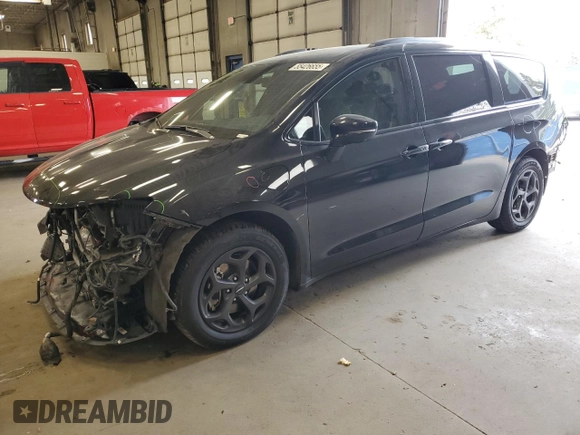 2021 Chrysler Pacifica Hybrid Limited with VIN 2C4RC1S73MR572870, listed as a Copart auction lot 55426655 with 92,436 mi miles and Salvage title. Bid and sale history available at DreamBid. Image 1.
