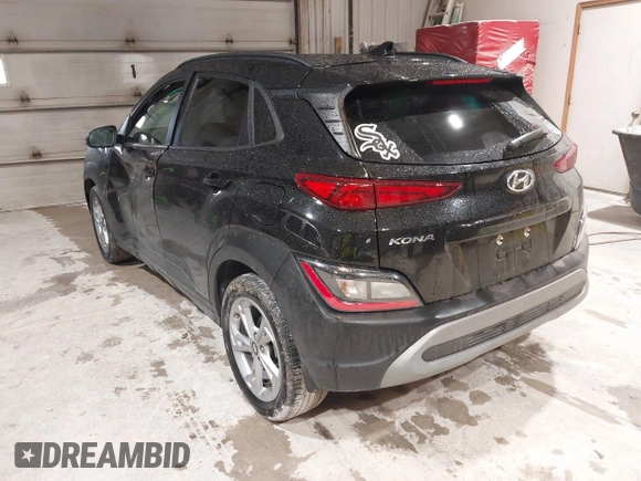 2023 Hyundai Kona SEL with VIN KM8K62AB3PU944716, listed as a IAAI auction lot 42125824 with 40,795 mi miles and . Bid and sale history available at DreamBid. Image 3.