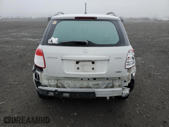 2008 Suzuki SX4 with VIN JS2YB413185110475, listed as a Copart auction lot 81915224 with 124,683 mi miles and Salvage Title. Bid and sale history available at carsss.com. Image 6.