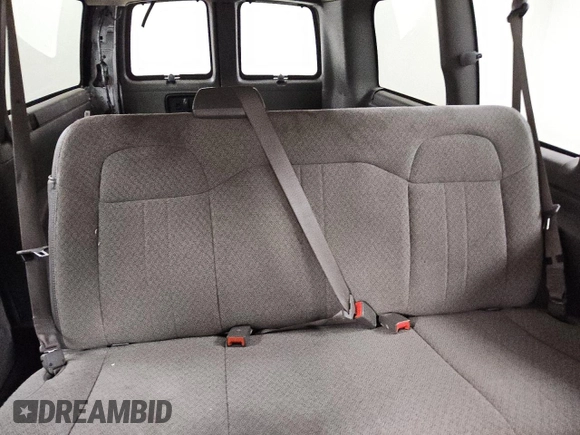 2020 Chevrolet Express Cargo Van with VIN 1GCWGAFG7L1242881, listed as a Copart auction lot 53825035 with 322,801 mi miles and Clean Title. Bid and sale history available at carsss.com. Image 10.