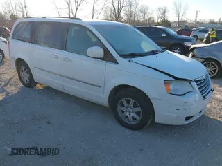 2010 Chrysler Town & Country Touring with VIN 2A4RR5D18AR310587, listed as a IAAI auction lot 41223813 with 144,626 mi miles. Bid and sale history available at carsss.com. Image 1.