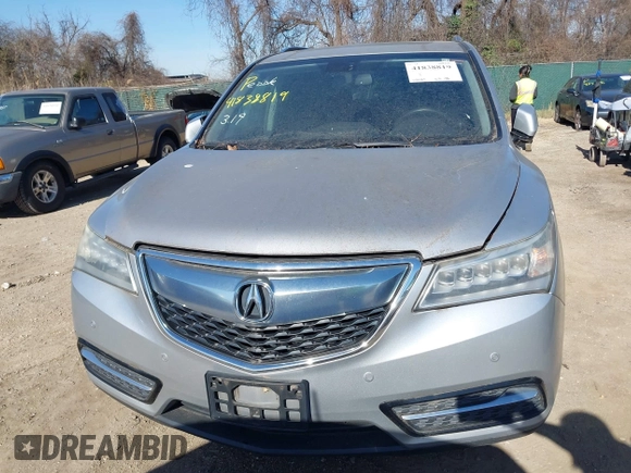 2014 Acura MDX Advance with VIN 5FRYD4H87EB038972, listed as a IAAI auction lot 41838819 with 145,587 mi miles and . Bid and sale history available at DreamBid. Image 12.
