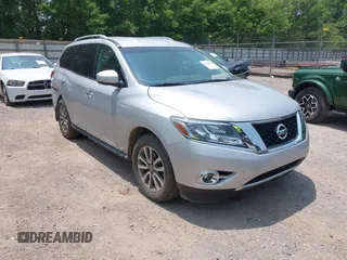 2015 Nissan Pathfinder SL z VIN 5N1AR2MM0FC605299, wystawiony jako IAAI lot #42428658 z przebiegiem 186 631 mil mil oraz . Historia ofert i sprzedaży dostępna na DreamBid. Obrazek 1.