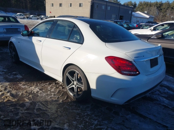 2016 Mercedes-Benz C 450 AMG with VIN 55SWF6EB5GU109859, listed as a IAAI auction lot 41574781 with 153,304 mi miles and . Bid and sale history available at carsss.com. Image 3.