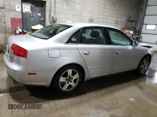 2006 Audi A4 2.0T with VIN WAUDF78E66A272433, listed as a Copart auction lot 44029905 with 171,567 mi miles and Salvage Title. Bid and sale history available at carsss.com. Image 3.