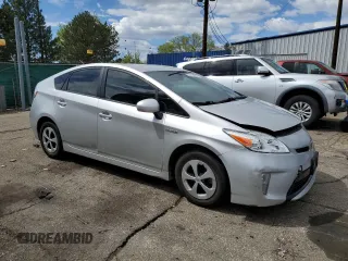 2013 Toyota Prius One with VIN JTDKN3DU0D5586264, listed as a Copart auction lot 55072005 with 105,115 mi miles and Salvage Title. Bid and sale history available at DreamBid. Image 4.