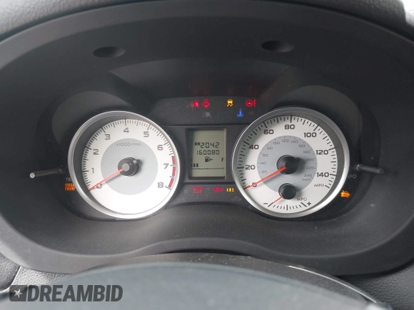 2012 Subaru Impreza Premium with VIN JF1GPAC6XCG243512, listed as a IAAI auction lot 42315805 with 160,080 mi miles and . Bid and sale history available at DreamBid. Image 7.