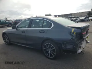 2021 BMW 3 Series 330i with VIN 3MW5R1J08M8B53217, listed as a Copart auction lot 48340395 with 14,571 mi miles and Salvage Title. Bid and sale history available at carsss.com. Image 2.