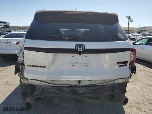 2022 Honda Passport TrailSport with VIN 5FNYF8H6XNB031578, listed as a Copart auction lot 46719125 with 28,796 mi miles and Salvage Title. Bid and sale history available at carsss.com. Image 6.