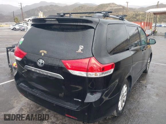 2011 Toyota Sienna XLE AAS with VIN 5TDYK3DC3BS004241, listed as a IAAI auction lot 41732296 with 173,527 mi miles and . Bid and sale history available at DreamBid. Image 4.