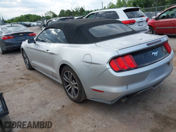 2015 Ford Mustang EcoBoost Premium with VIN 1FATP8UH1F5343733, listed as a IAAI auction lot 42324888 with 186,763 mi miles and . Bid and sale history available at DreamBid. Image 3.