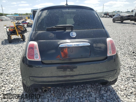 2012 FIAT 500 Pop with VIN 3C3CFFAR4CT106202, listed as a Copart auction lot 55217065 with 124,402 mi miles and Clean Title. Bid and sale history available at carsss.com. Image 6.