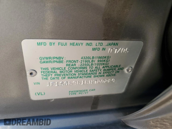 2006 Subaru Forester 2.5 XT Limited with VIN JF1SG69616H720289, listed as a Copart auction lot 42641985 with 137,001 mi miles and Salvage Title. Bid and sale history available at carsss.com. Image 14.