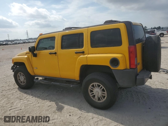 2006 Hummer H3 with VIN 5GTDN136X68125857, listed as a Copart auction lot 53573495 with 167,615 mi miles and Salvage Title. Bid and sale history available at carsss.com. Image 2.