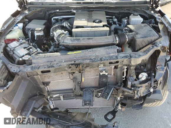 2023 Nissan Frontier SV with VIN 1N6ED1EK6PN614006, listed as a Copart auction lot 64883364 with 14,500 mi miles and Salvage Title. Bid and sale history available at carsss.com. Image 11.