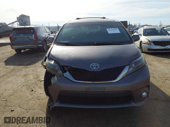 2015 Toyota Sienna SE with VIN 5TDXK3DC8FS633124, listed as a IAAI auction lot 41475935 with 182,921 mi miles and . Bid and sale history available at DreamBid. Image 12.
