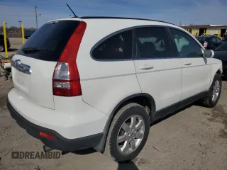 2008 Honda CR-V EX-L with VIN JHLRE38728C053663, listed as a Copart auction lot 49199545 with 143,208 mi miles and Salvage Title. Bid and sale history available at carsss.com. Image 3.