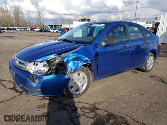 2011 Ford Focus S with VIN 1FAHP3ENXBW113142, listed as a Copart auction lot 44817755 with 210,733 mi miles and Salvage Title. Bid and sale history available at carsss.com. Image 1.