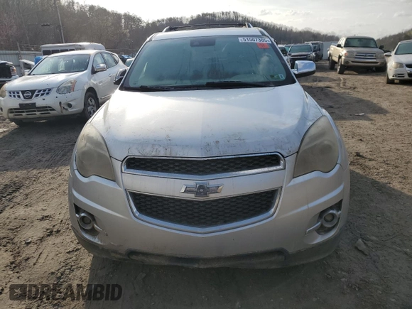 2013 Chevrolet Equinox LTZ with VIN 2GNFLGEK9D6292420, listed as a Copart auction lot 51507305 with Not Provided miles and Salvage Title. Bid and sale history available at carsss.com. Image 5.