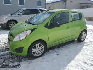 2014 Chevrolet Spark LS with VIN KL8CB6S95EC566885, listed as a Copart auction lot 42221235 with 153,161 mi miles and Salvage Title. Bid and sale history available at carsss.com. Image 1.