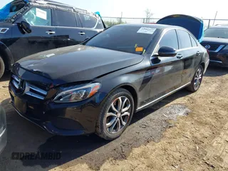 2016 Mercedes-Benz C 300 Luxury with VIN WDDWF4KB1GR150239, listed as a IAAI auction lot 42112415 with 227,620 mi miles and . Bid and sale history available at carsss.com. Image 17.