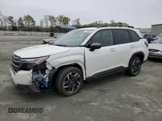 2025 Subaru Forester Limited с VIN JF2SLDRC7SH420378, выставлен на аукционе Copart как лот 51563835 с пробегом 9 566 миль миль и Списание • Salvage title. История ставок и продаж доступна на DreamBid. Изображение 1.