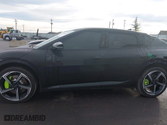 2023 Kia EV6 GT with VIN KNDC5DLE2P5121851, listed as a IAAI auction lot 41096807 with 25,483 mi miles. Bid and sale history available at carsss.com. Image 15.