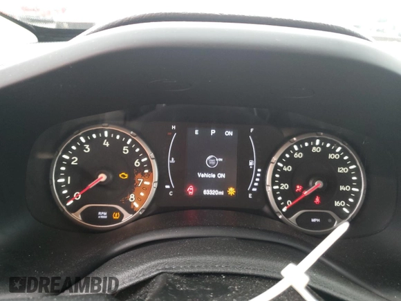 2017 Jeep Renegade Altitude with VIN ZACCJBBB3HPF23443, listed as a Copart auction lot 73295074 with 63,320 mi miles and Salvage title. Bid and sale history available at DreamBid. Image 9.