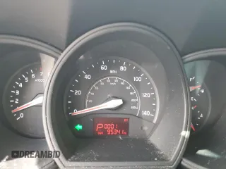 2015 Kia Rio LX with VIN KNADM4A37F6437017, listed as a Copart auction lot 50953015 with 95,341 mi miles and Salvage Title. Bid and sale history available at carsss.com. Image 9.