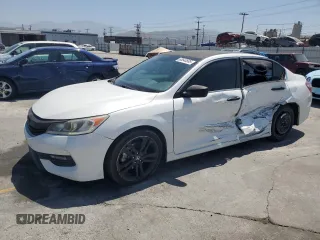 2016 Honda Accord Sport with VIN 1HGCR2F56GA244078, listed as a Copart auction lot 63640505 with 229,054 mi miles and Salvage title. Bid and sale history available at DreamBid. Image 1.