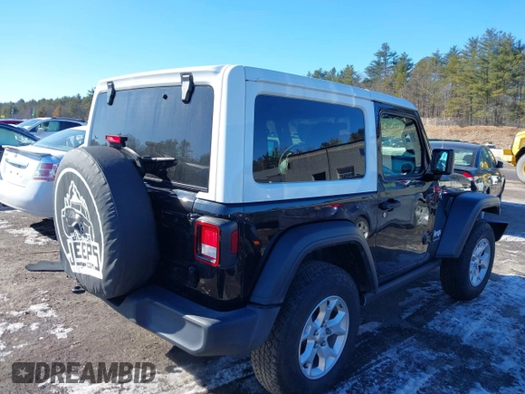 2021 Jeep Wrangler 80th Anniversary with VIN 1C4GJXAN0MW557797, listed as a IAAI auction lot 41505457 with 40,611 mi miles and . Bid and sale history available at DreamBid. Image 4.