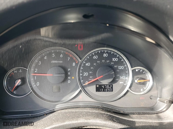 2008 Subaru Outback (Natl) Ltd with VIN 4S4BP62C387357153, listed as a Copart auction lot 80577034 with 131,890 mi miles and Salvage Title. Bid and sale history available at carsss.com. Image 9.