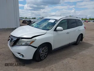2014 Nissan Pathfinder S with VIN 5N1AR2MM3EC612715, listed as a IAAI auction lot 42356789 with 171,921 mi miles and . Bid and sale history available at DreamBid. Image 17.