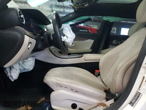 2023 Mercedes-Benz E 350 with VIN W1KZF8EB4PB101996, listed as a Copart auction lot 46879655 with 29,443 mi miles and Salvage Title. Bid and sale history available at DreamBid. Image 7.