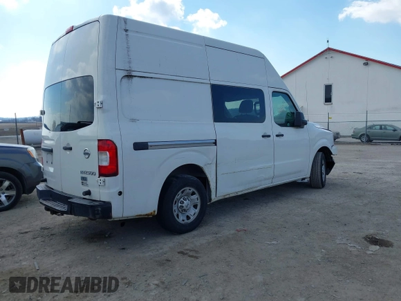 2012 Nissan NV SV with VIN 1N6AF0LY3CN102465, listed as a IAAI auction lot 41660251 with 155,099 mi miles. Bid and sale history available at carsss.com. Image 4.