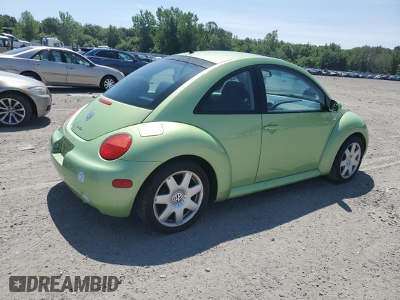 2003 Volkswagen Beetle GLS z VIN 3VWCD21C13M419124, wystawiony jako Copart lot #60352365 z przebiegiem 56 874 mil mil oraz Czysty tytuł • Clean title. Historia ofert i sprzedaży dostępna na DreamBid. Obrazek 3.