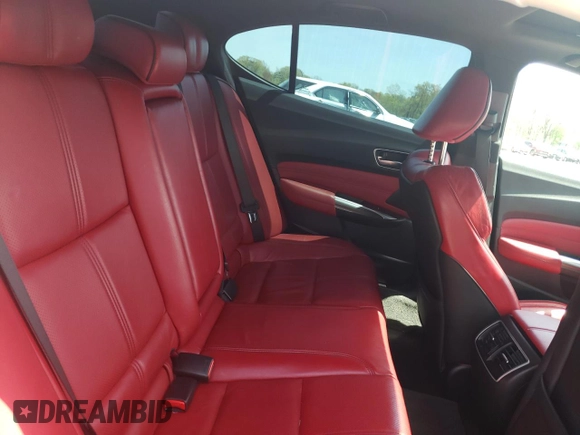 2019 Acura TLX w/A-Spec Pkg with VIN 19UUB1F68KA004325, listed as a Copart auction lot 54811755 with 90,070 mi miles and Salvage Title. Bid and sale history available at DreamBid. Image 10.