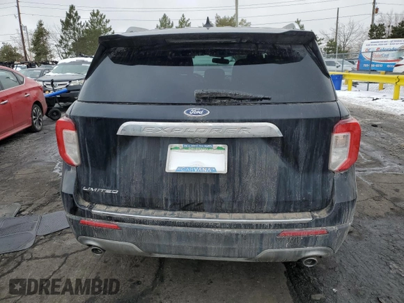 2021 Ford Explorer Limited with VIN 1FMSK7FHXMGB45824, listed as a Copart auction lot 42052065 with 73,159 mi miles and Salvage Title. Bid and sale history available at carsss.com. Image 6.