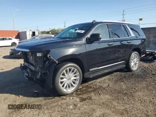 2023 Cadillac Escalade 4WD Premium Luxury with VIN 1GYS4BKLXPR366368, listed as a Copart auction lot 87862275 with 38,550 mi miles and Clean title. Bid and sale history available at DreamBid. Image 1.
