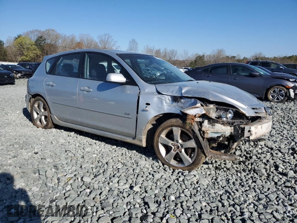 2005 Mazda 3 s with VIN JM1BK143051292702, listed as a Copart auction lot 50704945 with 250,503 mi miles and Salvage Title. Bid and sale history available at carsss.com. Image 4.
