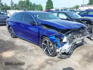 2022 Honda Accord Sport with VIN 1HGCV2F32NA008261, listed as a IAAI auction lot 42545629 with 26,825 mi miles and . Bid and sale history available at DreamBid. Image 1.