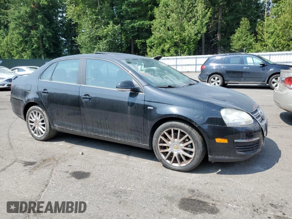 2008 Volkswagen Jetta Wolfsburg Edition with VIN 3VWRJ71K88M185501, listed as a Copart auction lot 62195385 with 156,017 mi miles and Clean title. Bid and sale history available at DreamBid. Image 4.