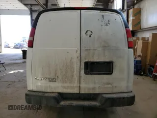 2011 GMC Savana Cargo Van with VIN 1GTW7GCA5B1165901, listed as a Copart auction lot 47759785 with 477,771 mi miles and Salvage Title. Bid and sale history available at carsss.com. Image 6.