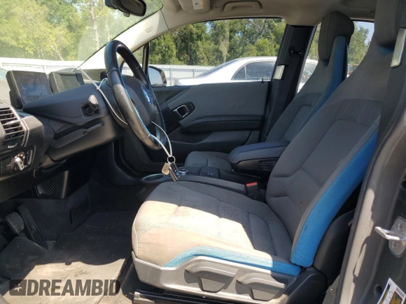 2017 BMW i3 with VIN WBY1Z8C5XHV551520, listed as a Copart auction lot 53878525 with 122,649 mi miles and Salvage Title. Bid and sale history available at carsss.com. Image 7.