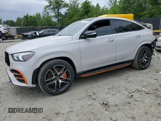 2021 Mercedes-Benz GLE 53 AMG with VIN 4JGFD6BBXMA328652, listed as a Copart auction lot 56372205 with 78,195 mi miles and Salvage title. Bid and sale history available at DreamBid. Image 1.